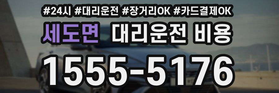 세도면 대리운전 비용