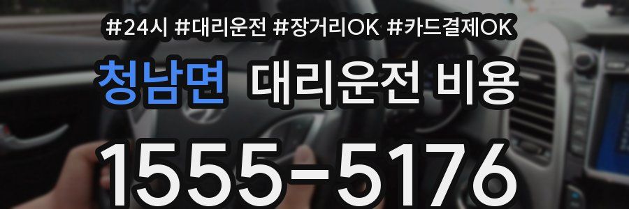 청남면 대리운전 비용