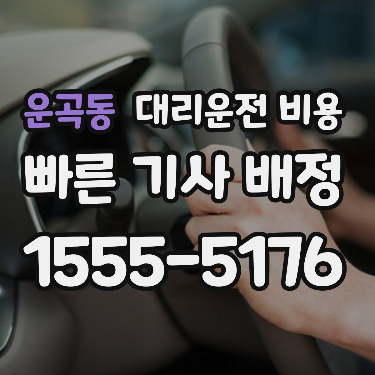 운곡동 대리운전