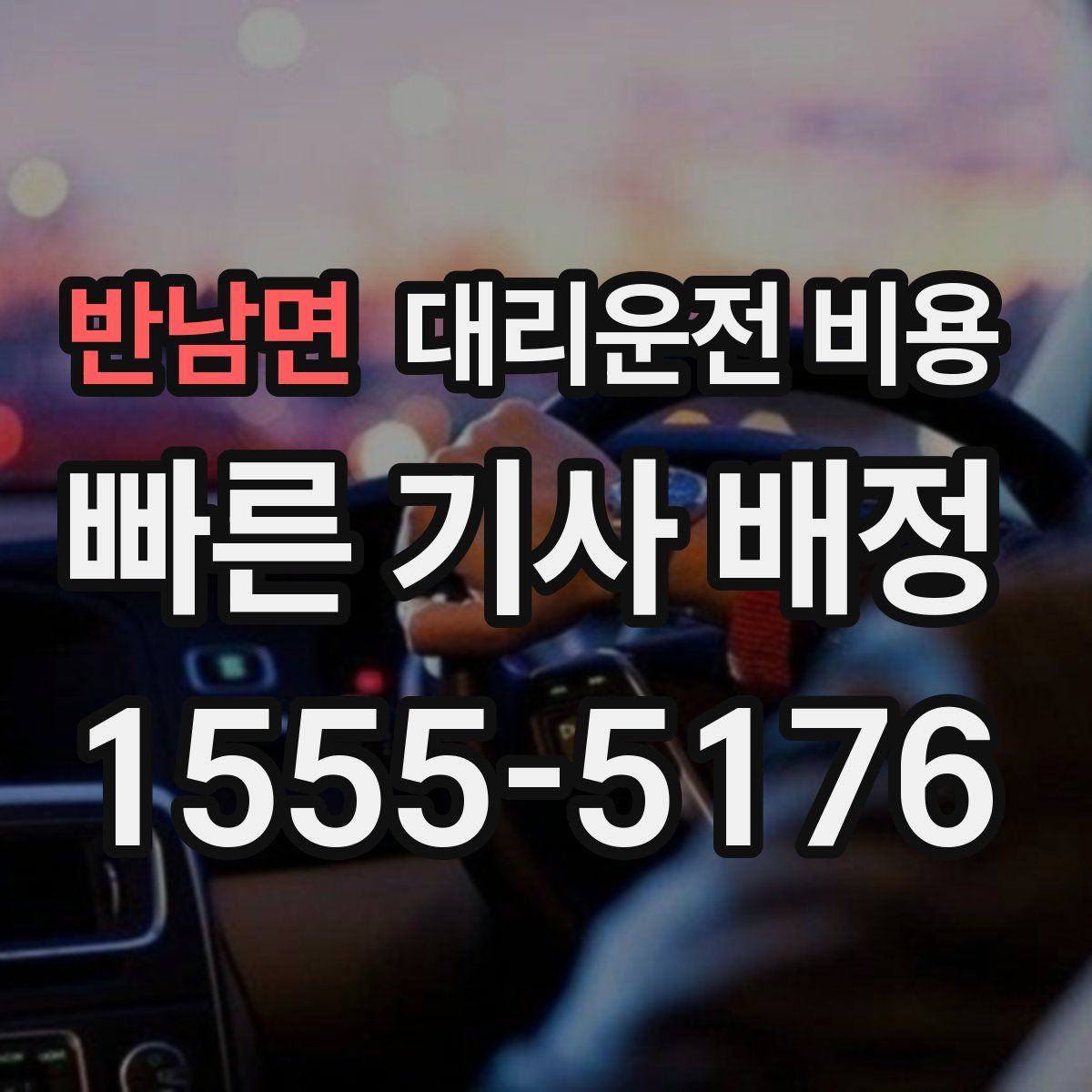 반남면 대리운전