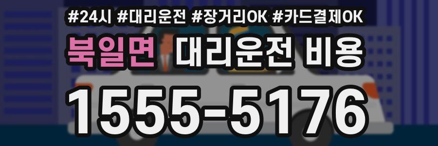 북일면 대리운전 비용