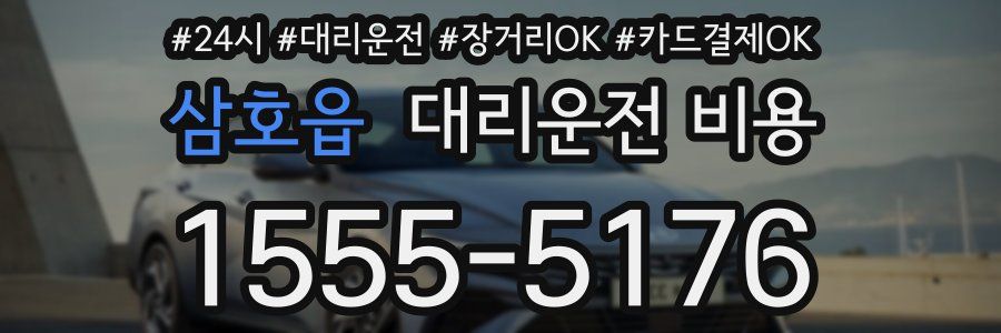 삼호읍 대리운전 비용