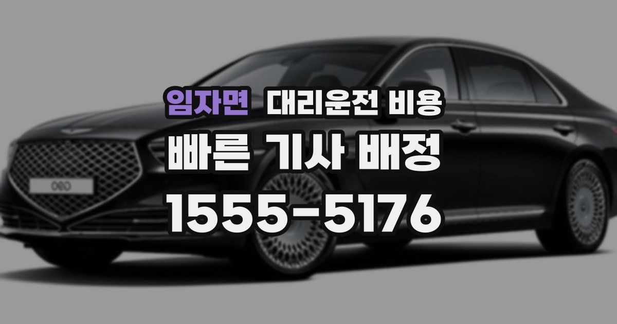 임자면 대리운전 가격