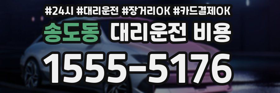 송도동 대리운전 비용