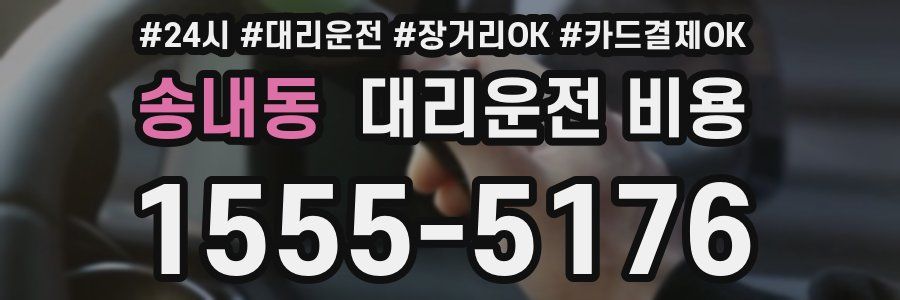 송내동 대리운전 비용