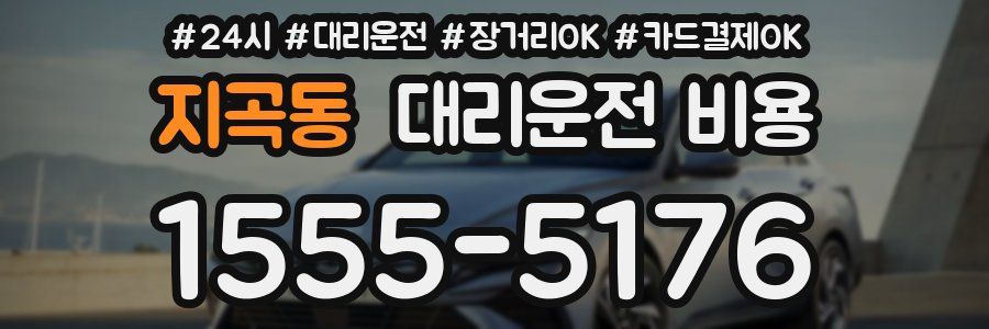 지곡동 대리운전 비용