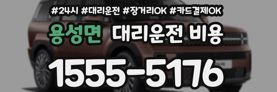 용성면 대리운전 비용