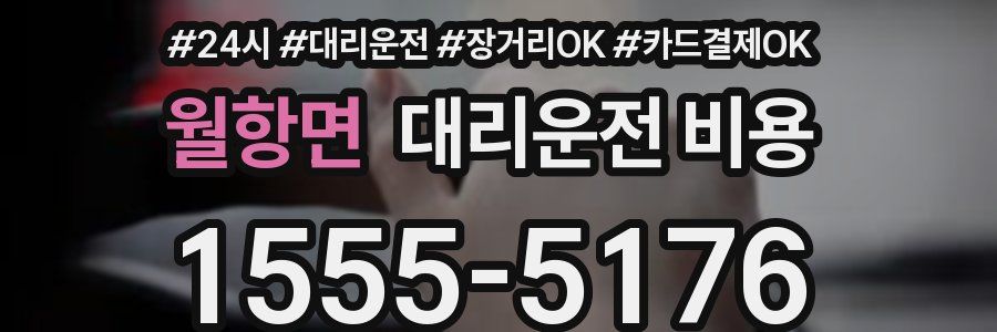 월항면 대리운전 비용