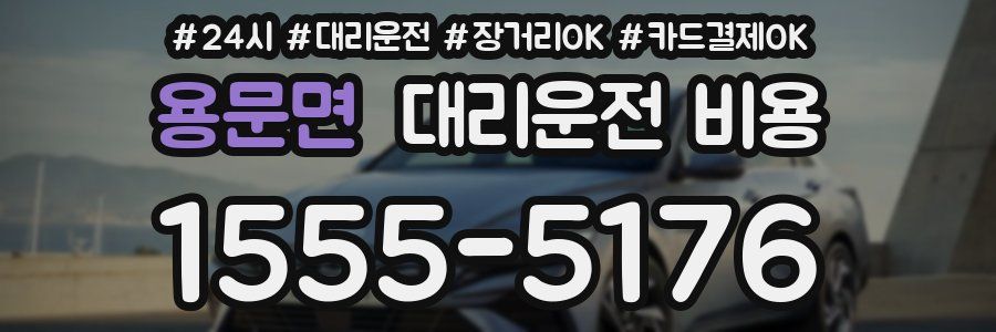 용문면 대리운전 비용