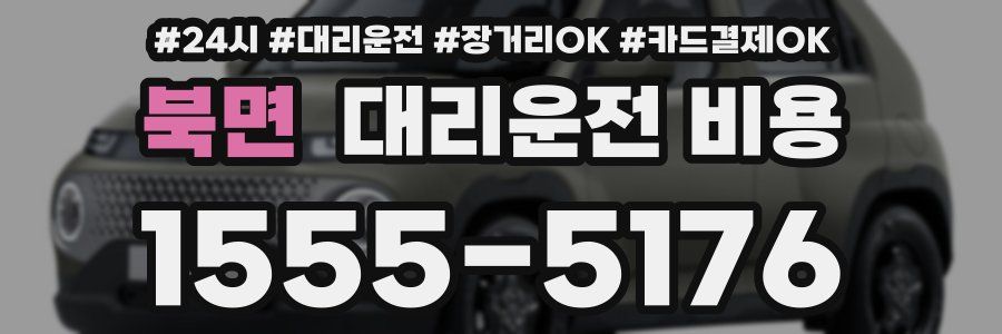 북면 대리운전 비용