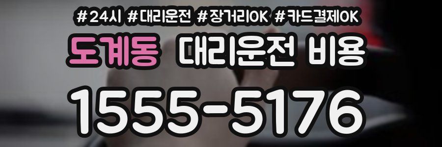 도계동 대리운전 비용