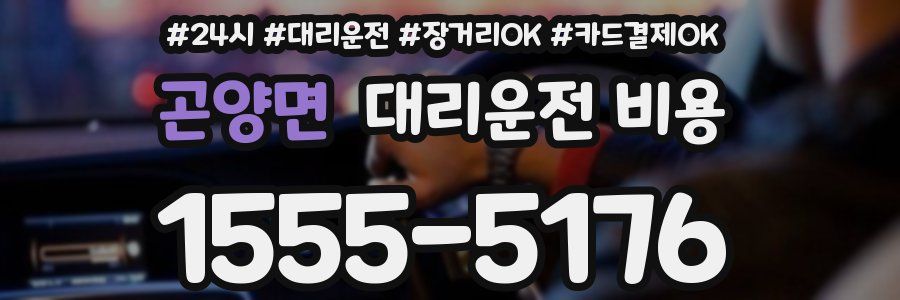 곤양면 대리운전 비용