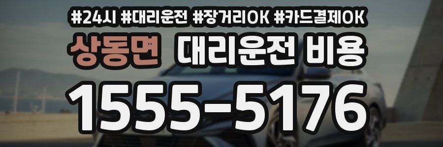 상동면 대리운전 비용