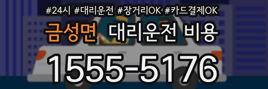 금성면 대리운전 비용