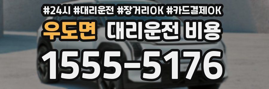 우도면 대리운전 비용