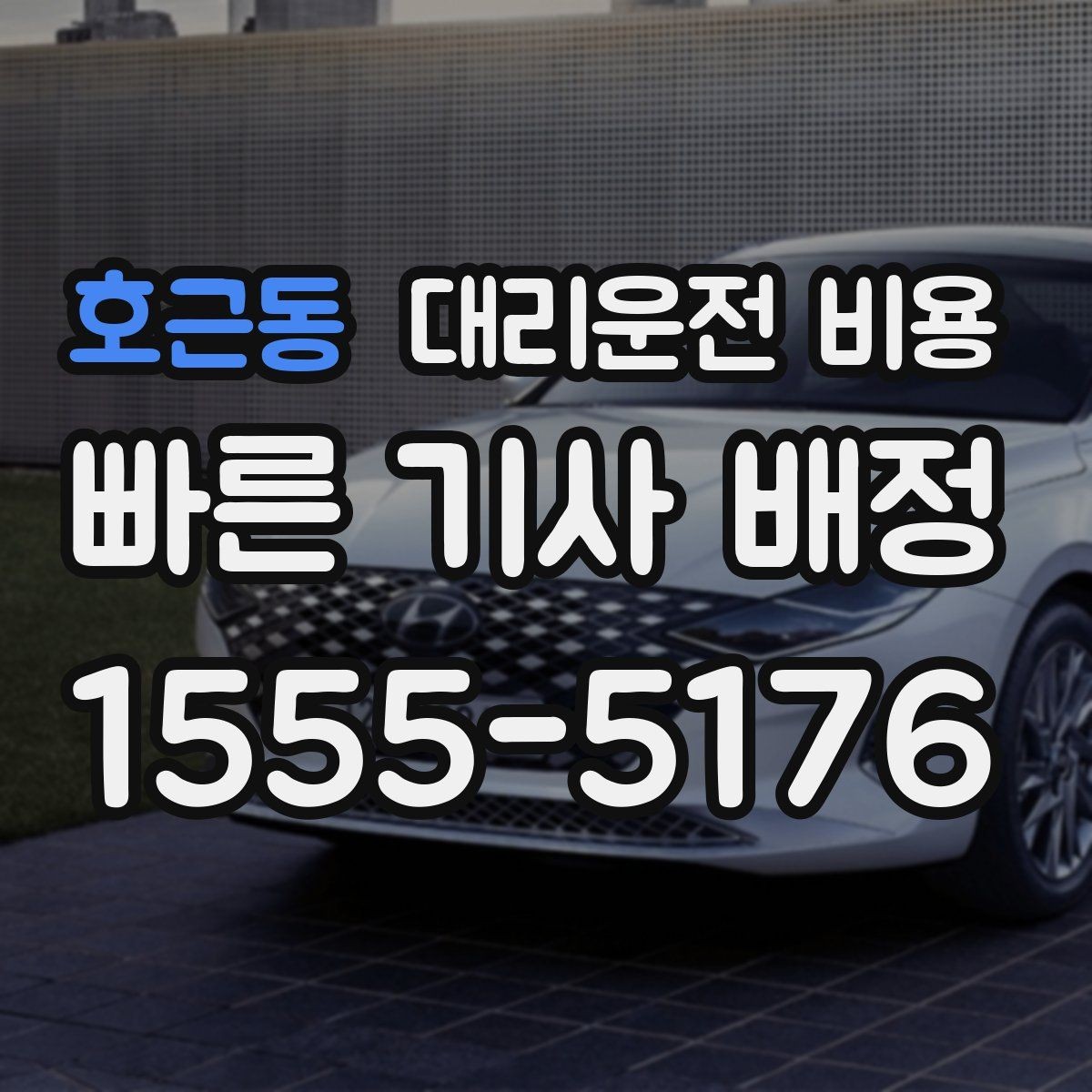 호근동 대리운전 비용 반복 구간 이용이면 기록해 두면 편해요