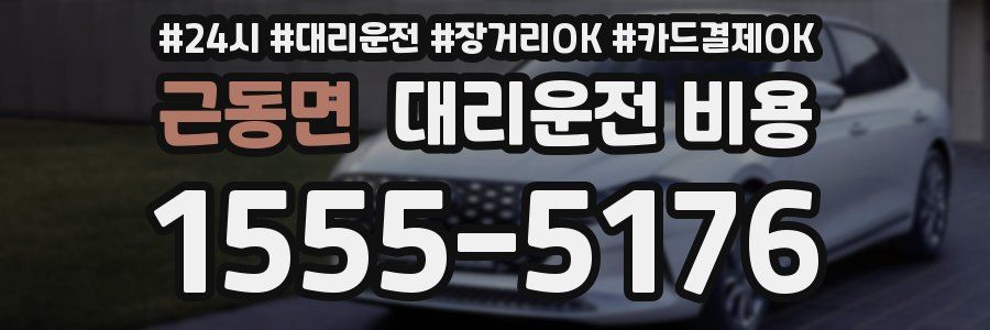 근동면 대리운전 비용