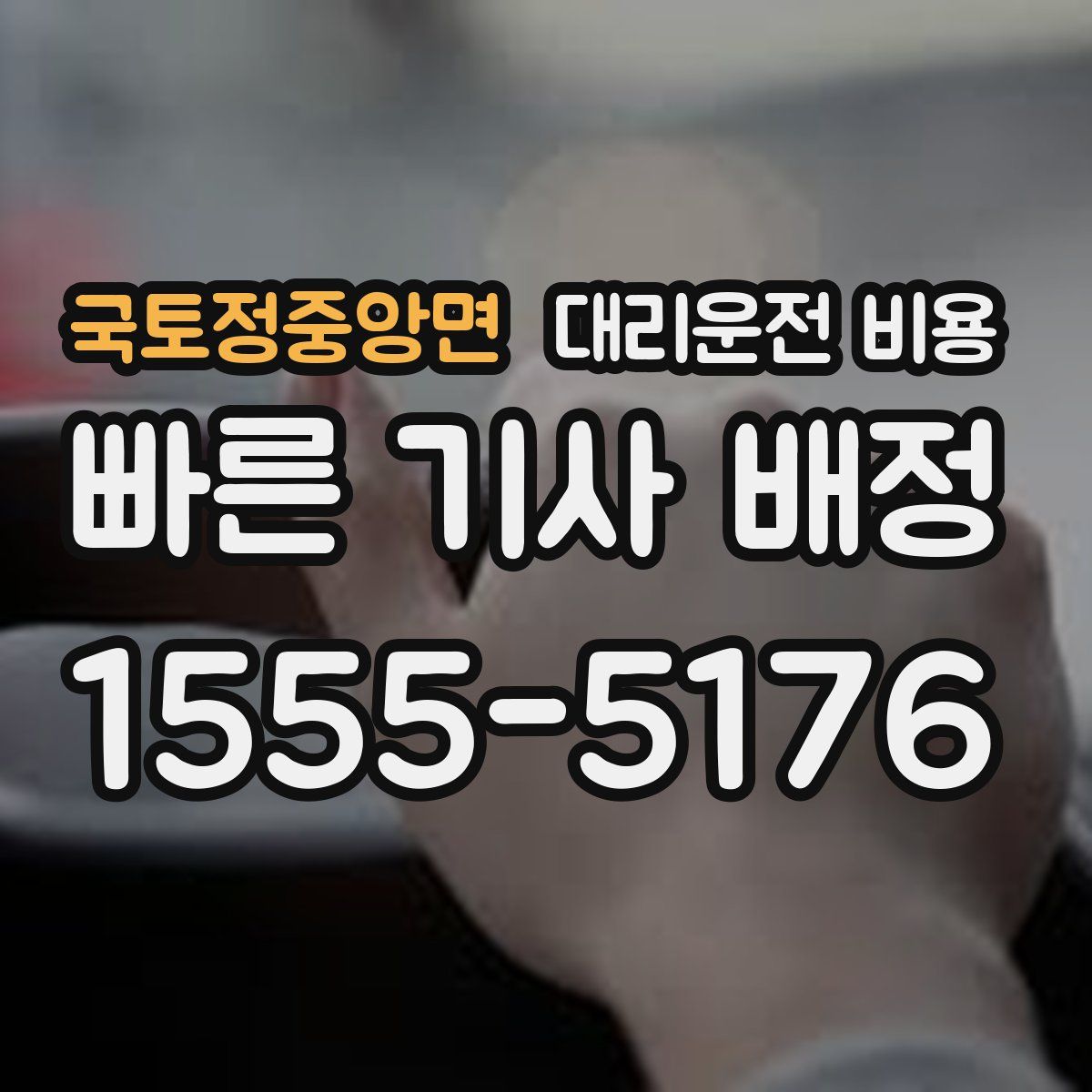 국토정중앙면 대리운전