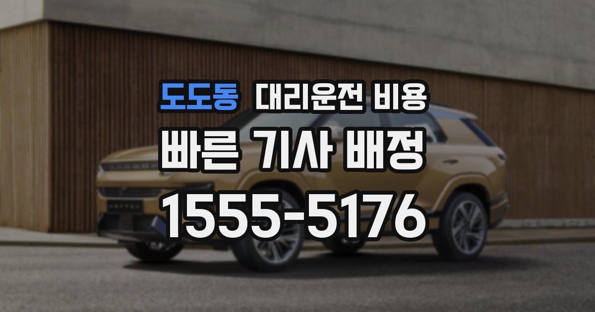 도도동 대리운전 가격