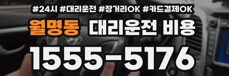 월명동 대리운전 비용
