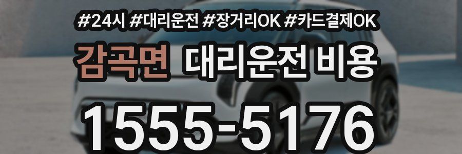 감곡면 대리운전 비용