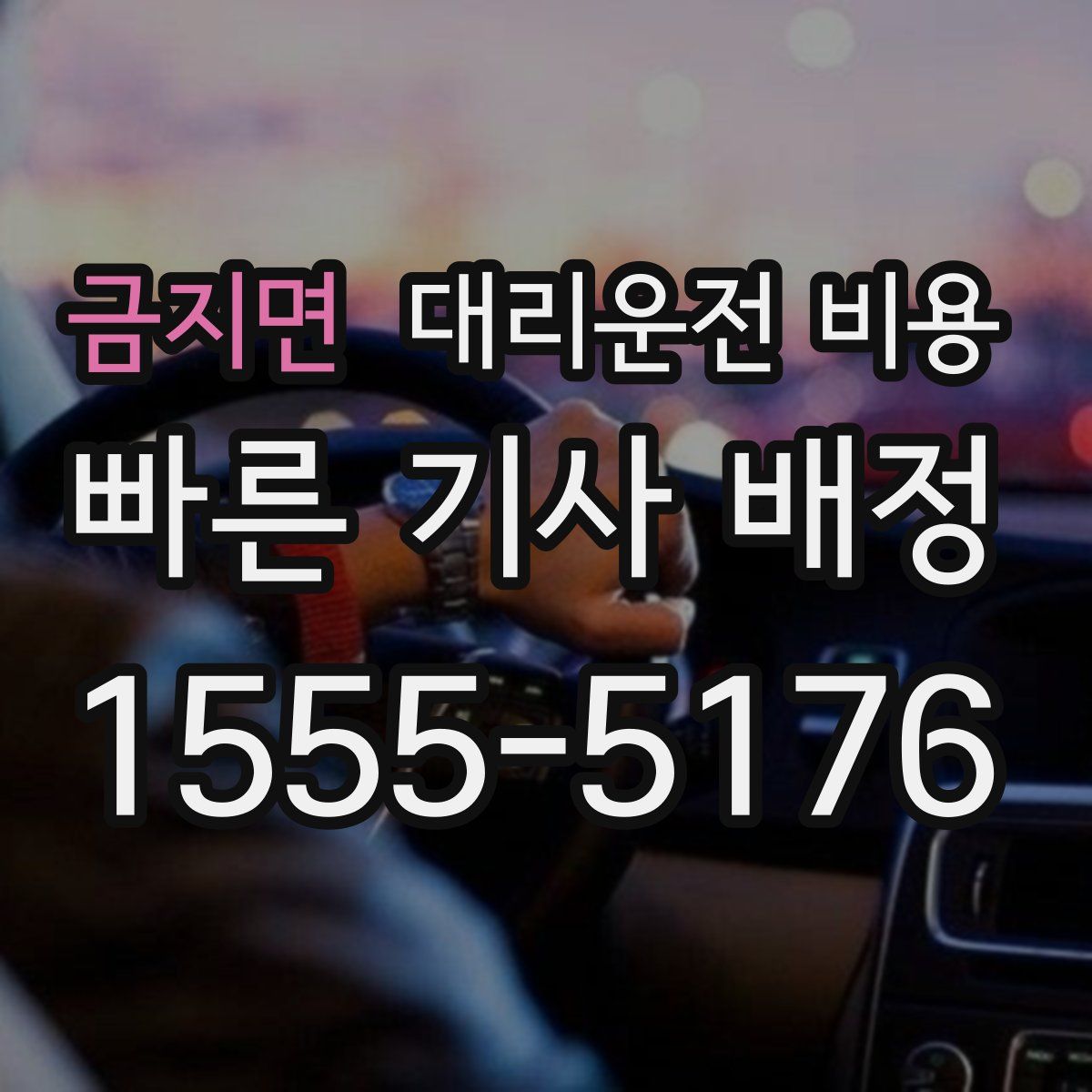 금지면 대리운전