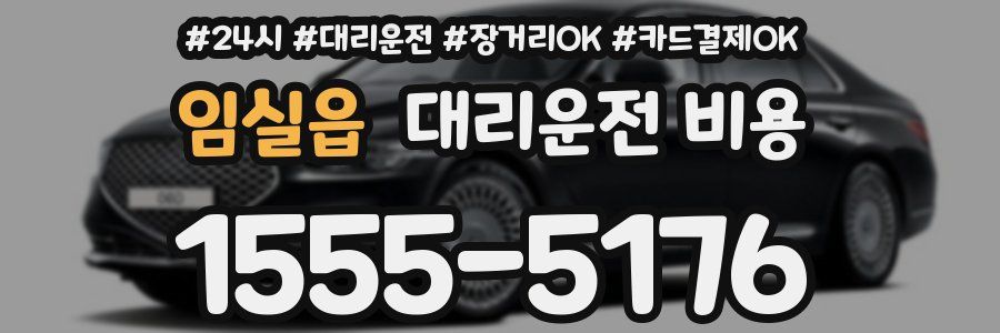임실읍 대리운전 비용