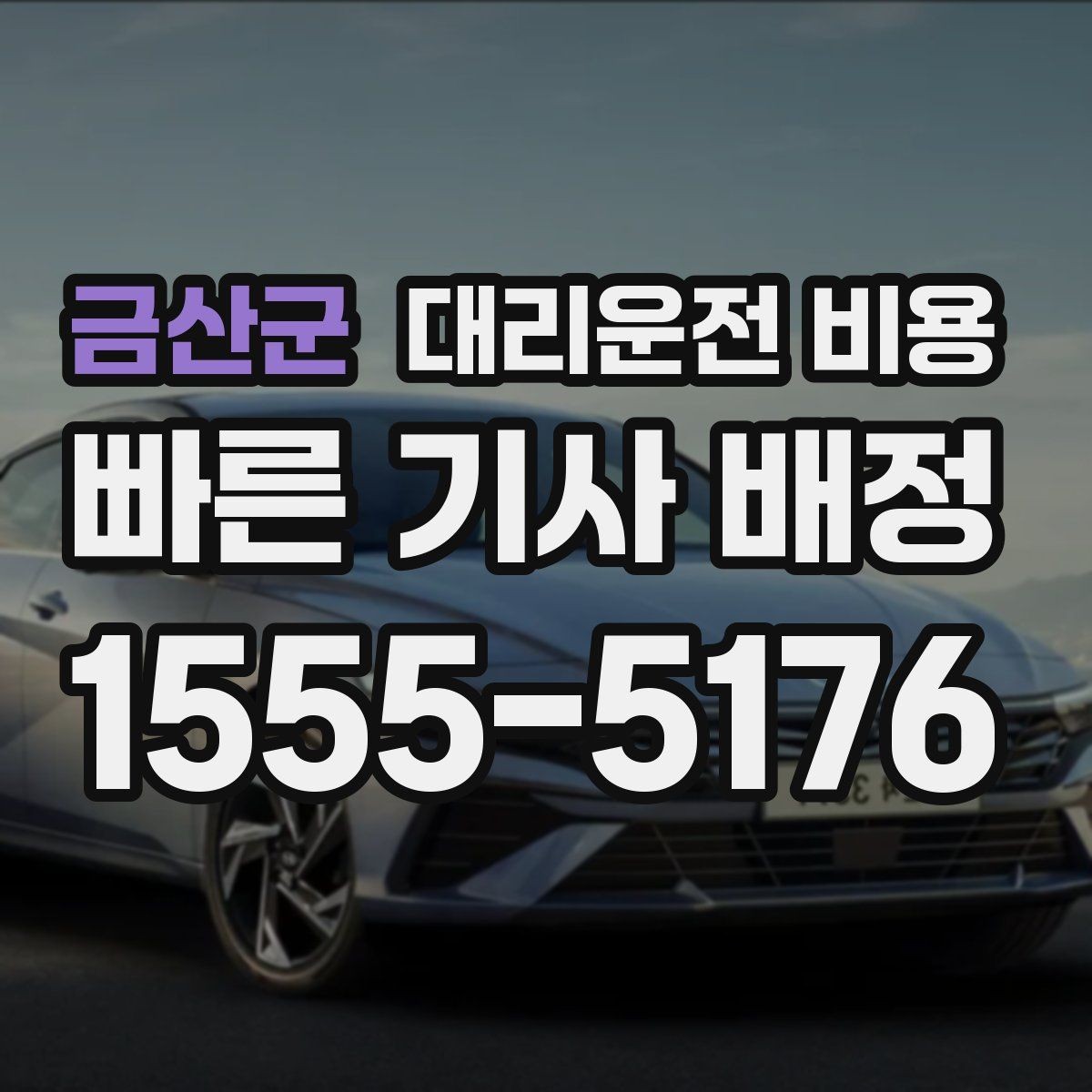 금산군 대리운전 비용 가족 모임 후 귀가에 유용한 이유
