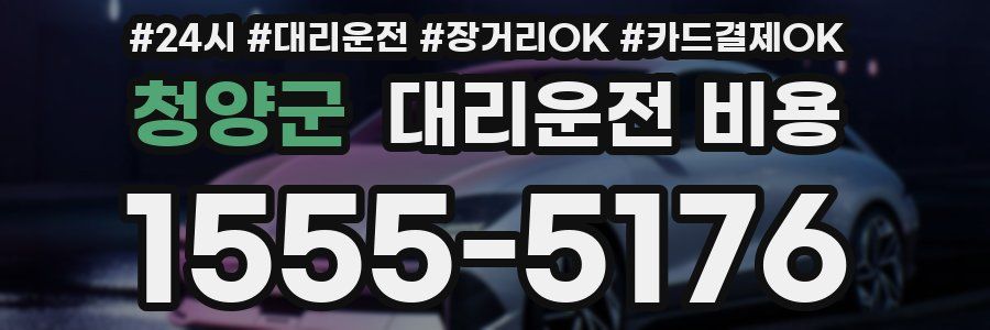 청양군 대리운전 비용