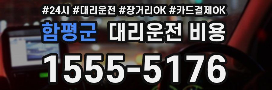함평군 대리운전 비용
