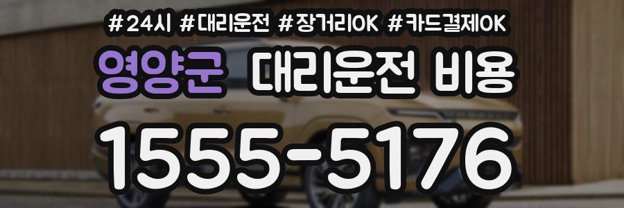 영양군 대리운전 비용