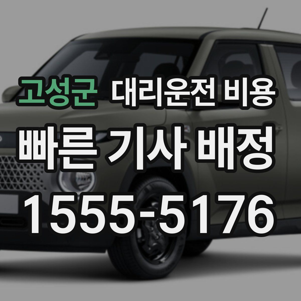 고성군 대리운전