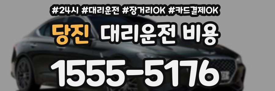 당진 대리운전 비용