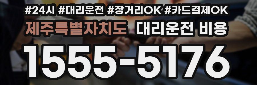 제주특별자치도 대리운전 비용