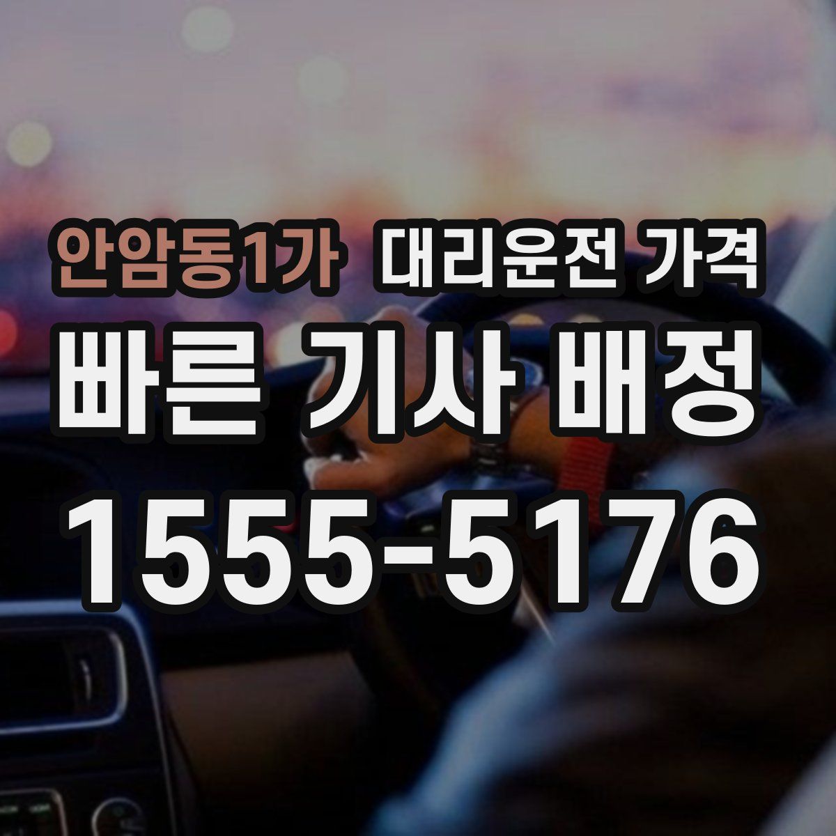 안암동1가 대리운전