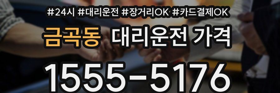 금곡동 대리운전 가격
