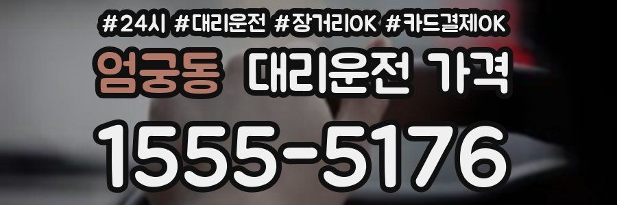 엄궁동 대리운전 가격