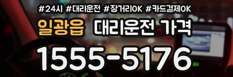 일광읍 대리운전 가격
