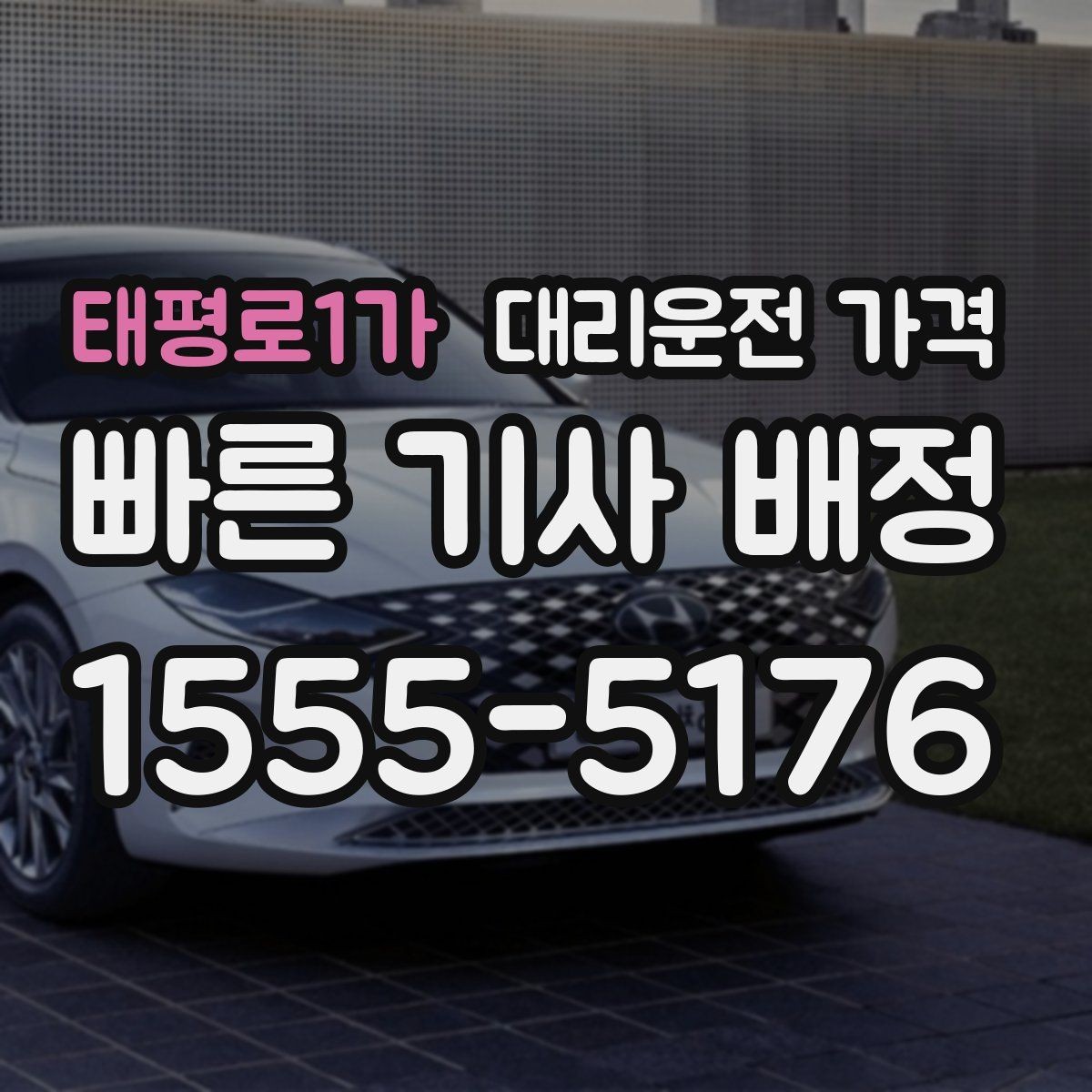 태평로1가 대리운전 가격 절약을 위해 장거리 합의 포인트 잡기
