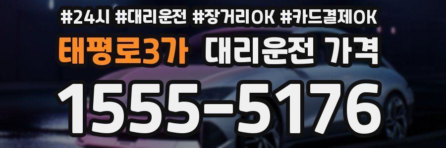 태평로3가 대리운전 가격