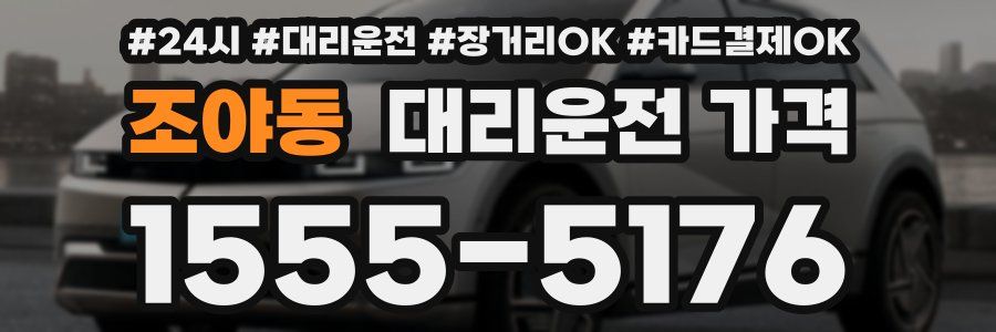 조야동 대리운전 가격