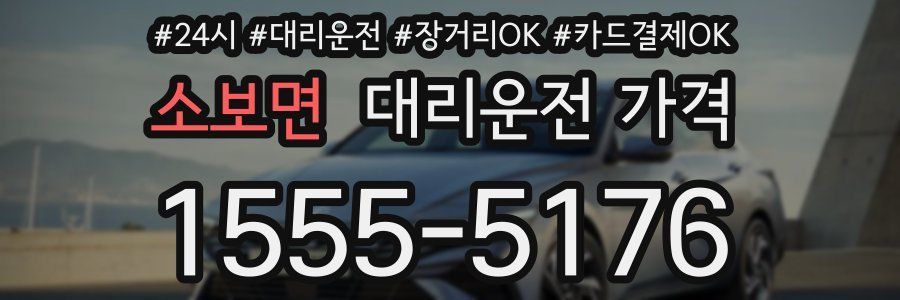 소보면 대리운전 가격
