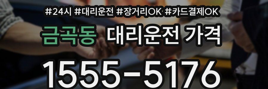 금곡동 대리운전 가격