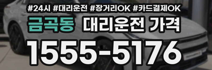 금곡동 대리운전 가격