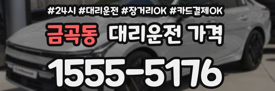 금곡동 대리운전 가격