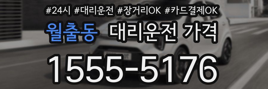 월출동 대리운전 가격