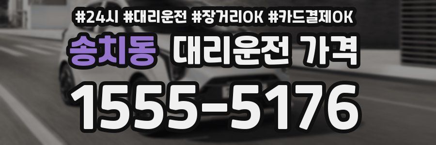 송치동 대리운전 가격