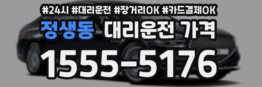 정생동 대리운전 가격