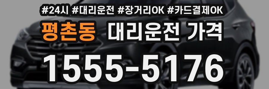 평촌동 대리운전 가격