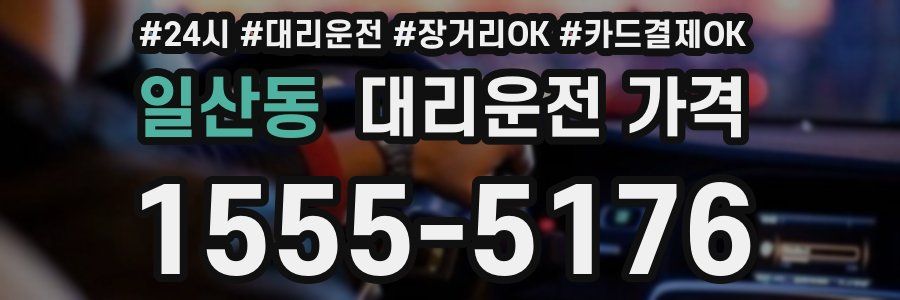 일산동 대리운전 가격